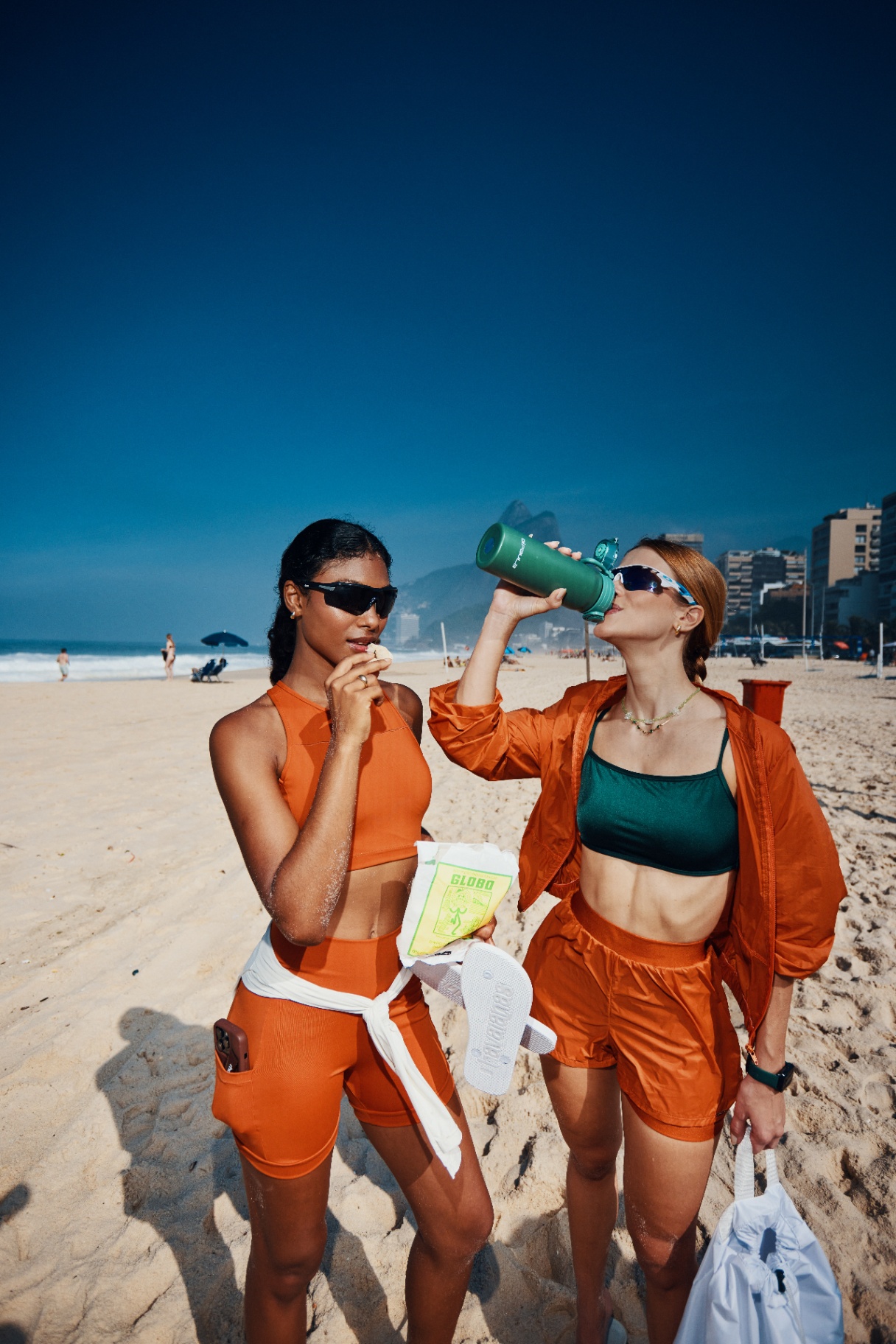 Conjuntos naranja en Ipanema